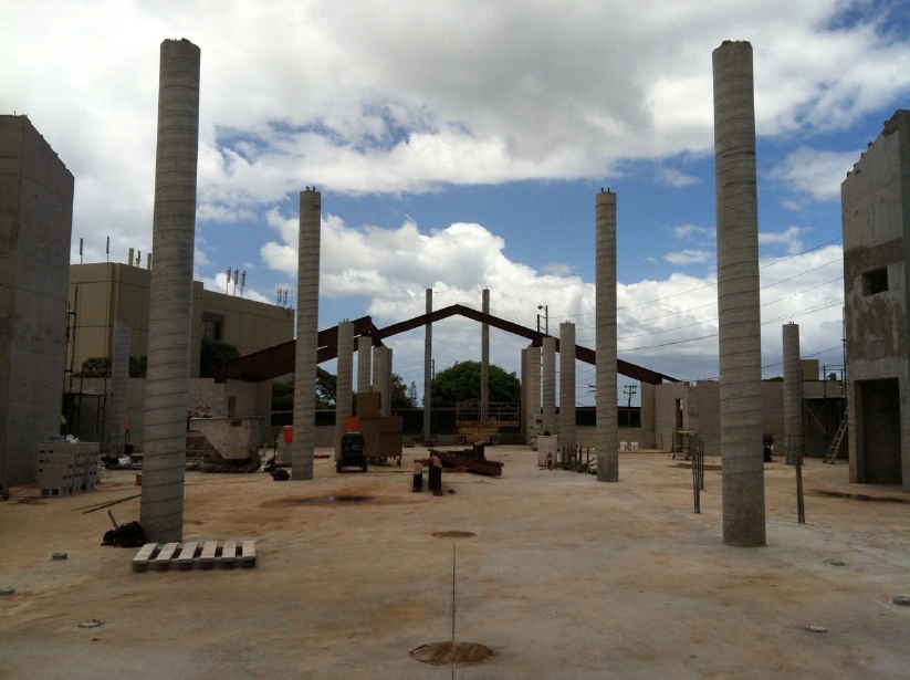 Aiea Public Library construction update, June 2013